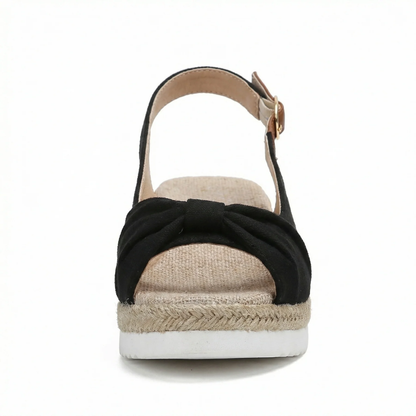 Sandales Ergonomiques Compensées Bride Ajustable | Confort Orthopédique Femme