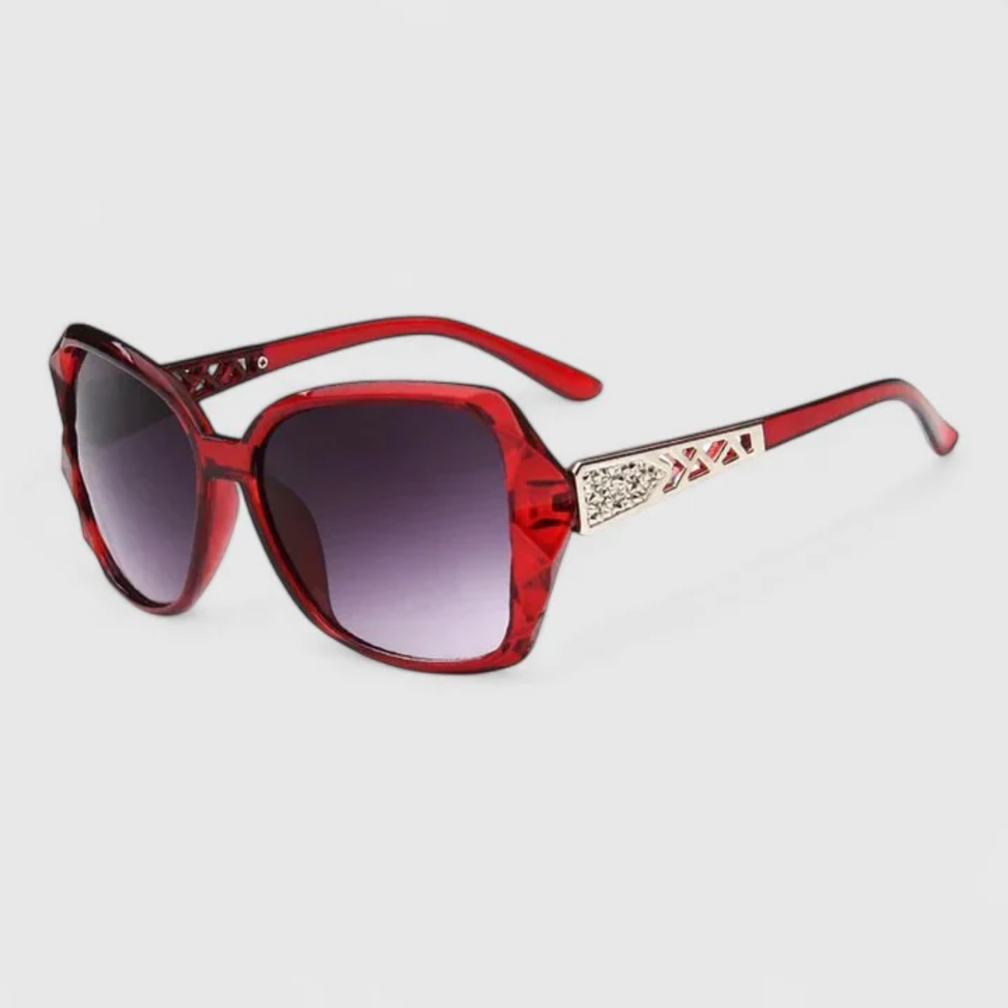 Lunettes de Soleil Femme Oversize – Monture Élégante avec Détails Raffinés
