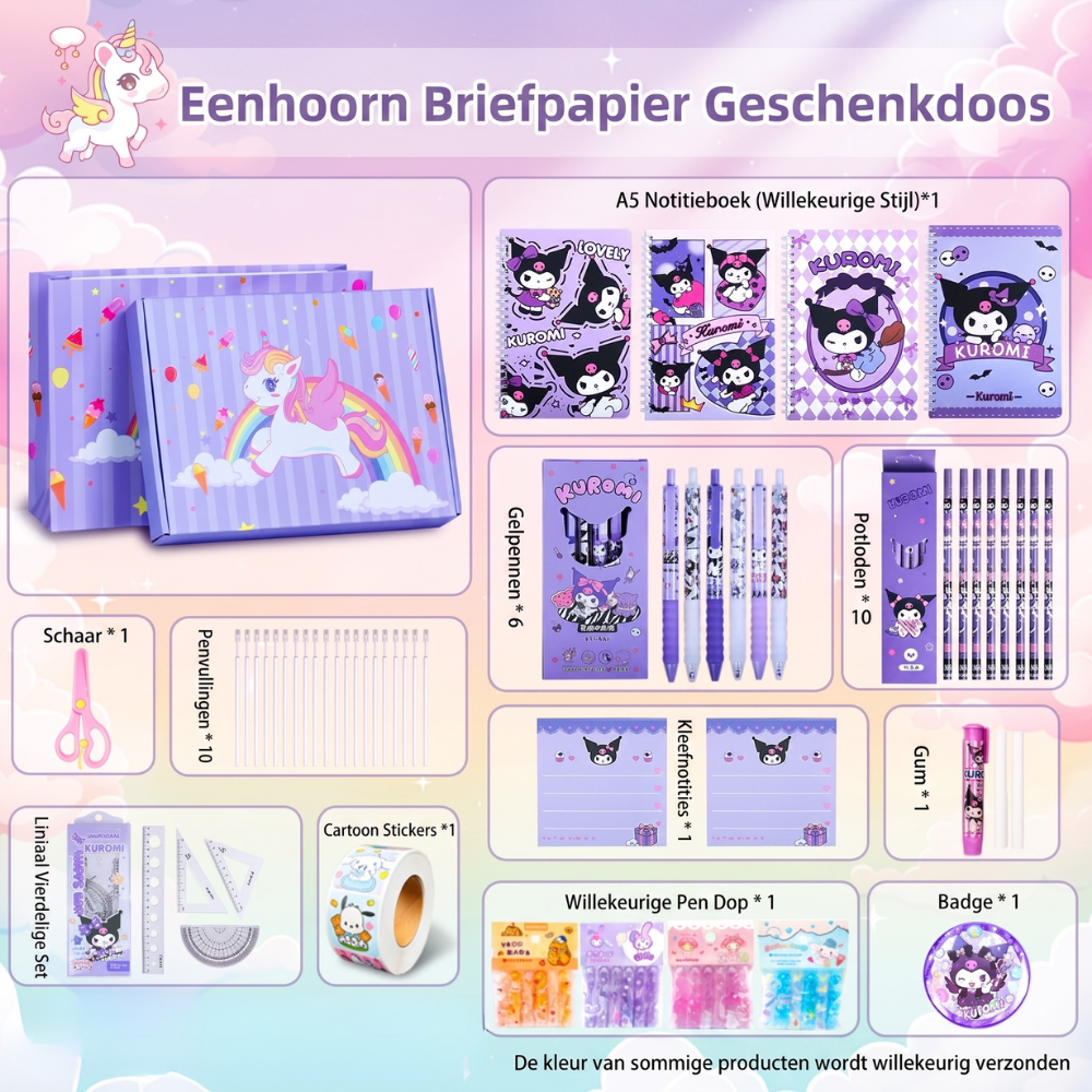 Coffret premium licorne en coffret cadeau