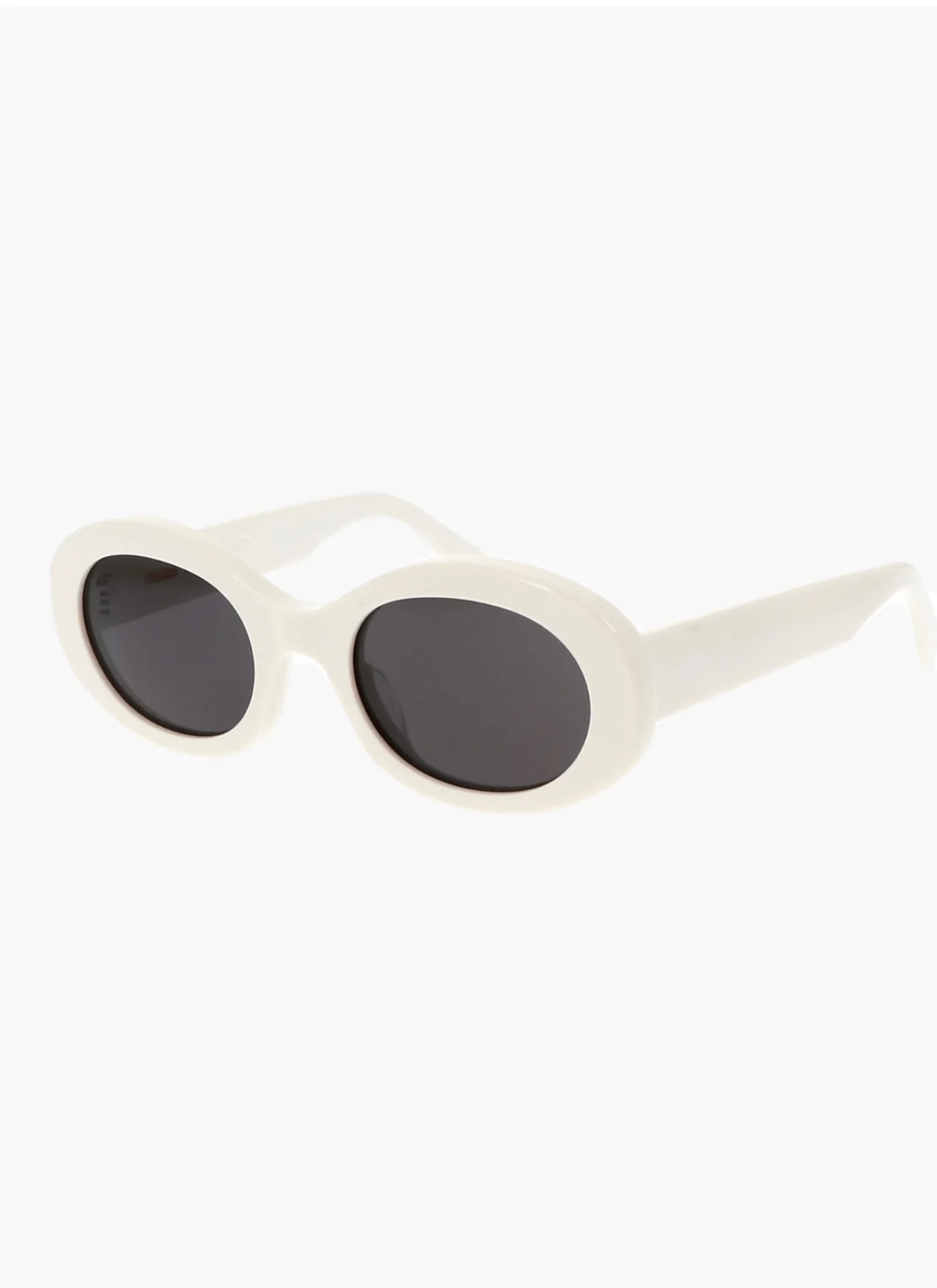Lunettes de Soleil Ovales Oversize – Monture Noire au Style Rétro Chic