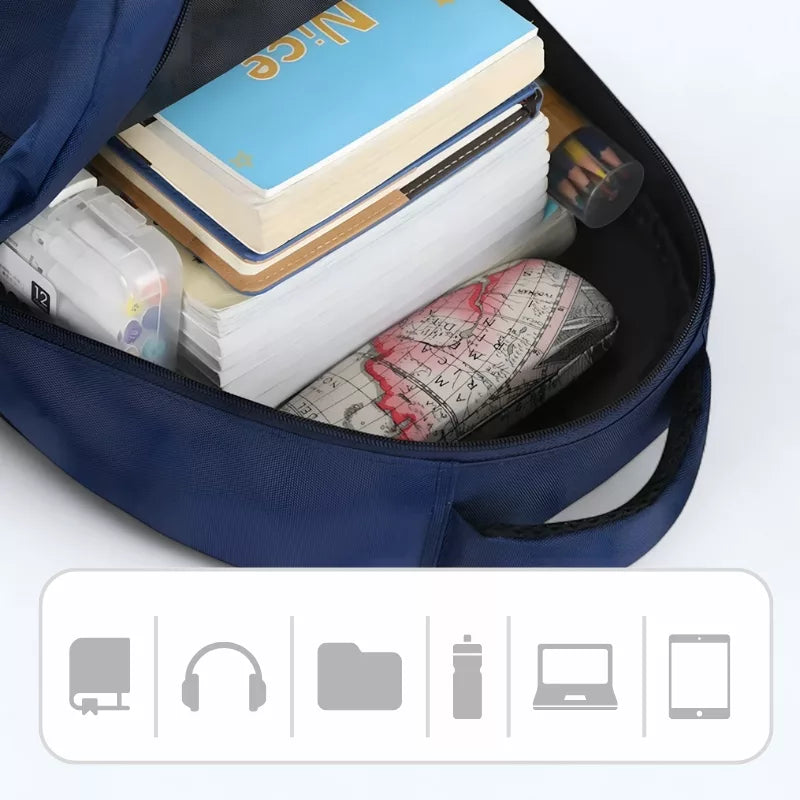 Dos rembourré et respirant du sac à dos scolaire espace