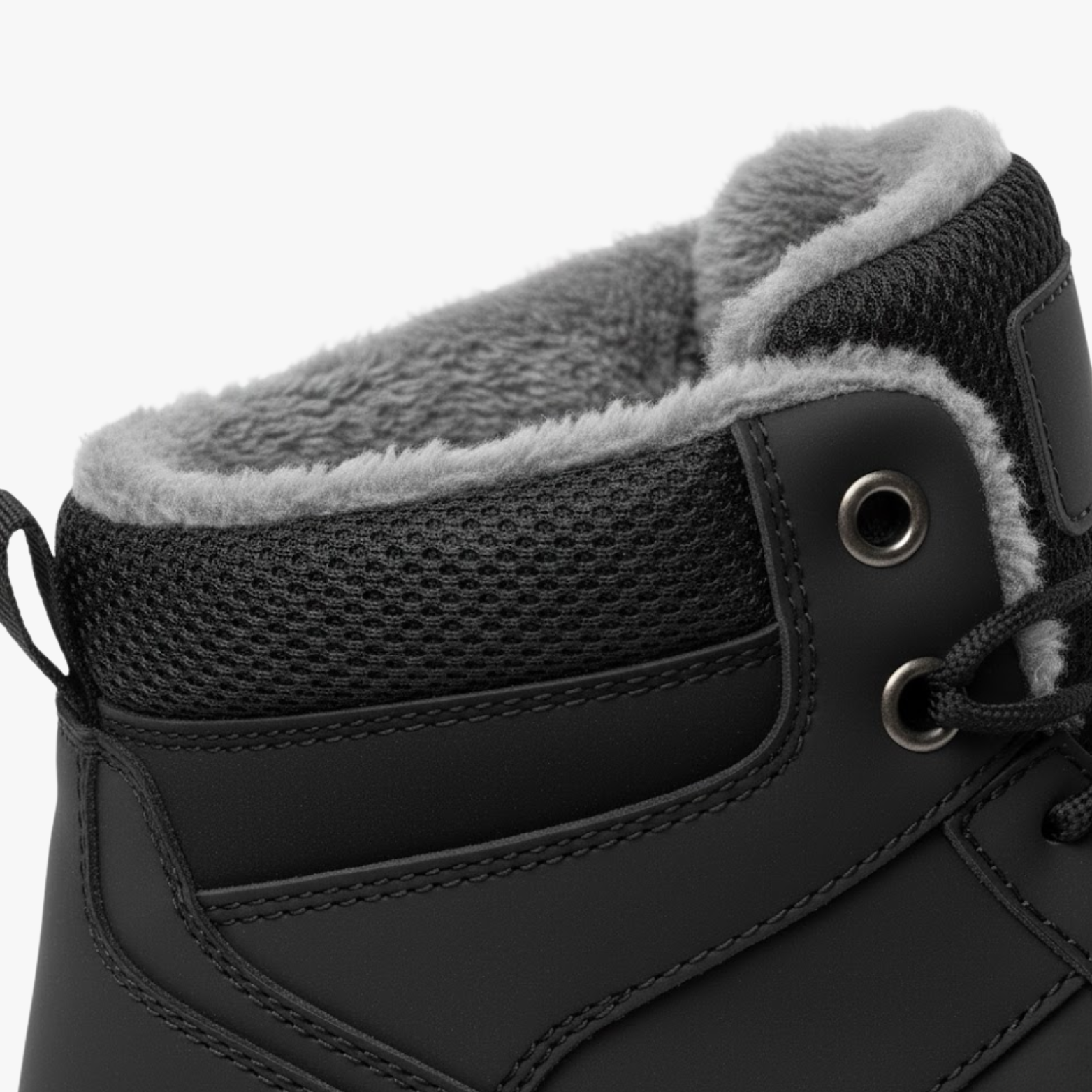 Bottes de neige homme, vue de dessus
