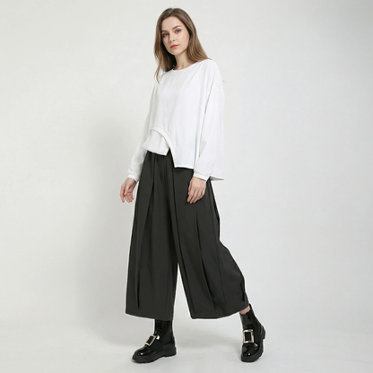 Pantalon Large Fluide Femme – vue 5