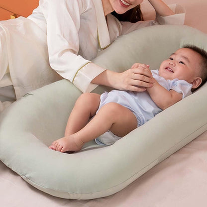 Nid douillet bébé en coton rose