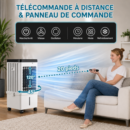 Climatiseur Portable Sans Fenêtre – Refroidissement Instantané pour Toute Pièce