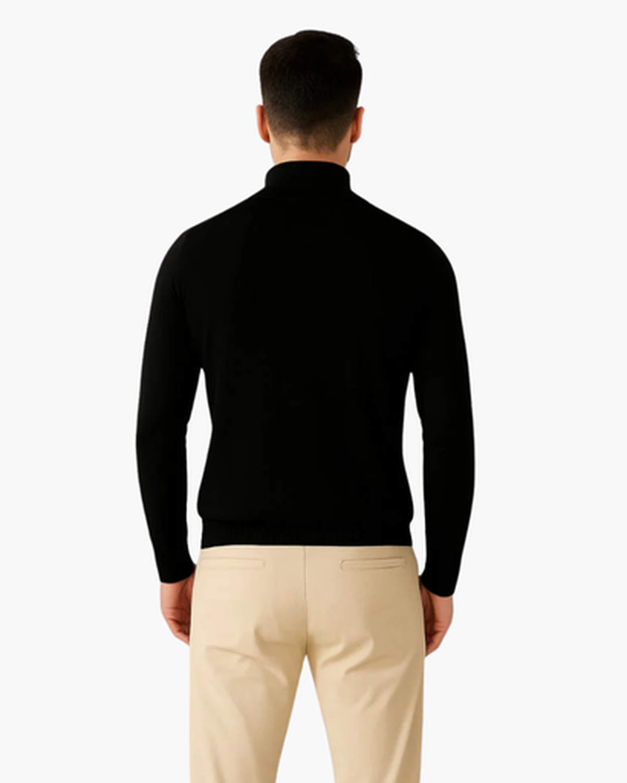 Pull Homme Demi-Zip Élégant – Style Business Décontracté