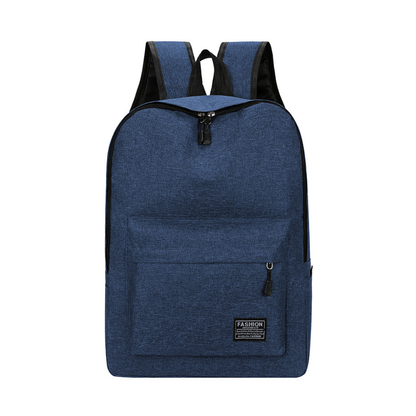 Sac à dos pour ordinateur portable bleu, vue de face