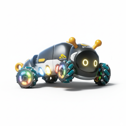 Voiture cascadeuse RC 4x4, coloris noir