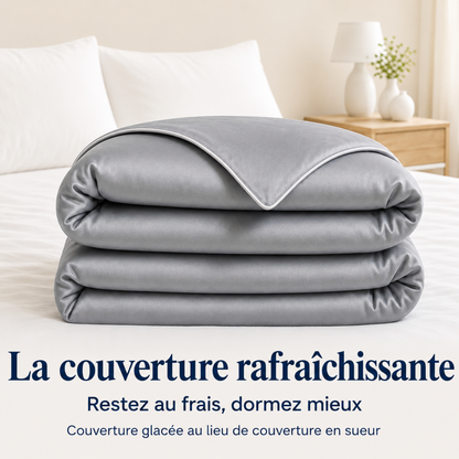 Couverture Rafraîchissante – Nuits Fraîches Sans Transpiration, Effet Glacial