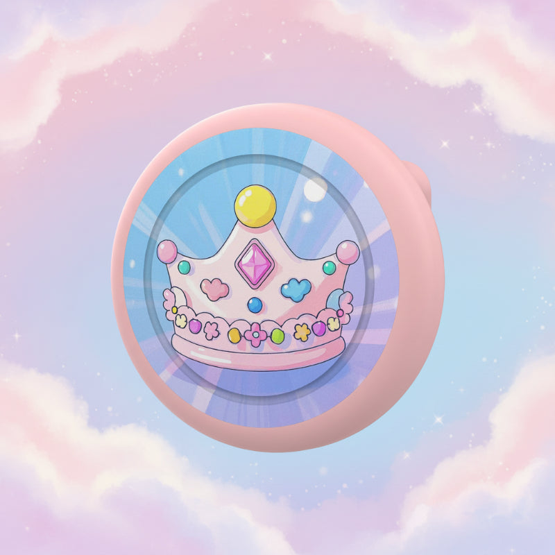 Broche porte-AirTag, design Couronne
