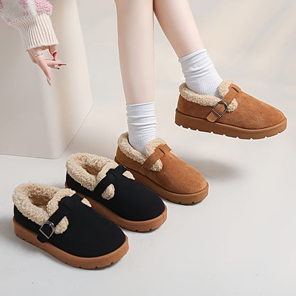 Bottines d'hiver femme fourrées, profil