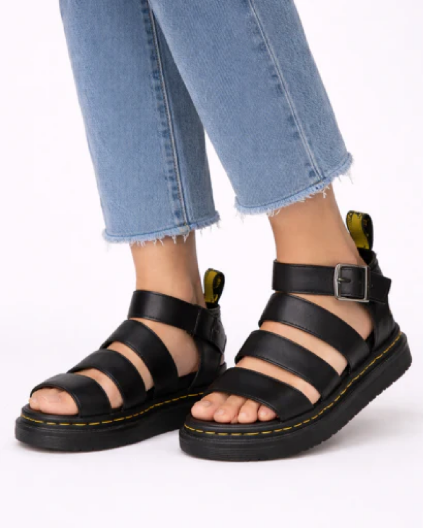 Sandales Compensées Femme – Brides Multiples & Boucle Ajustable, Plateforme Confort Été