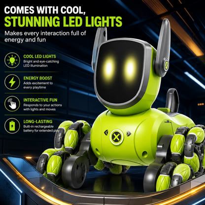 Chien robot RC, vue arrière
