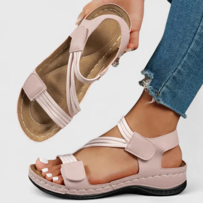 Sandales Ergonomiques Femme – Brides Ajustables & Semelle Amortissante, Confort Quotidien