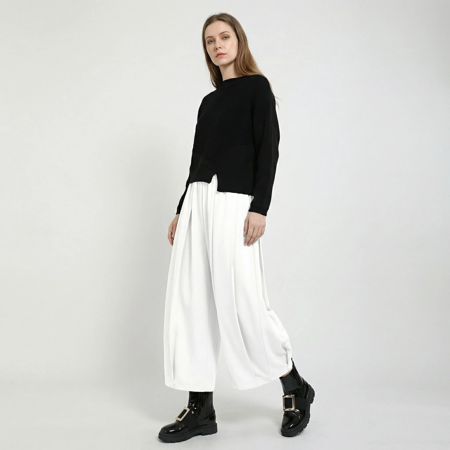 Pantalon Large Fluide Femme – vue 6