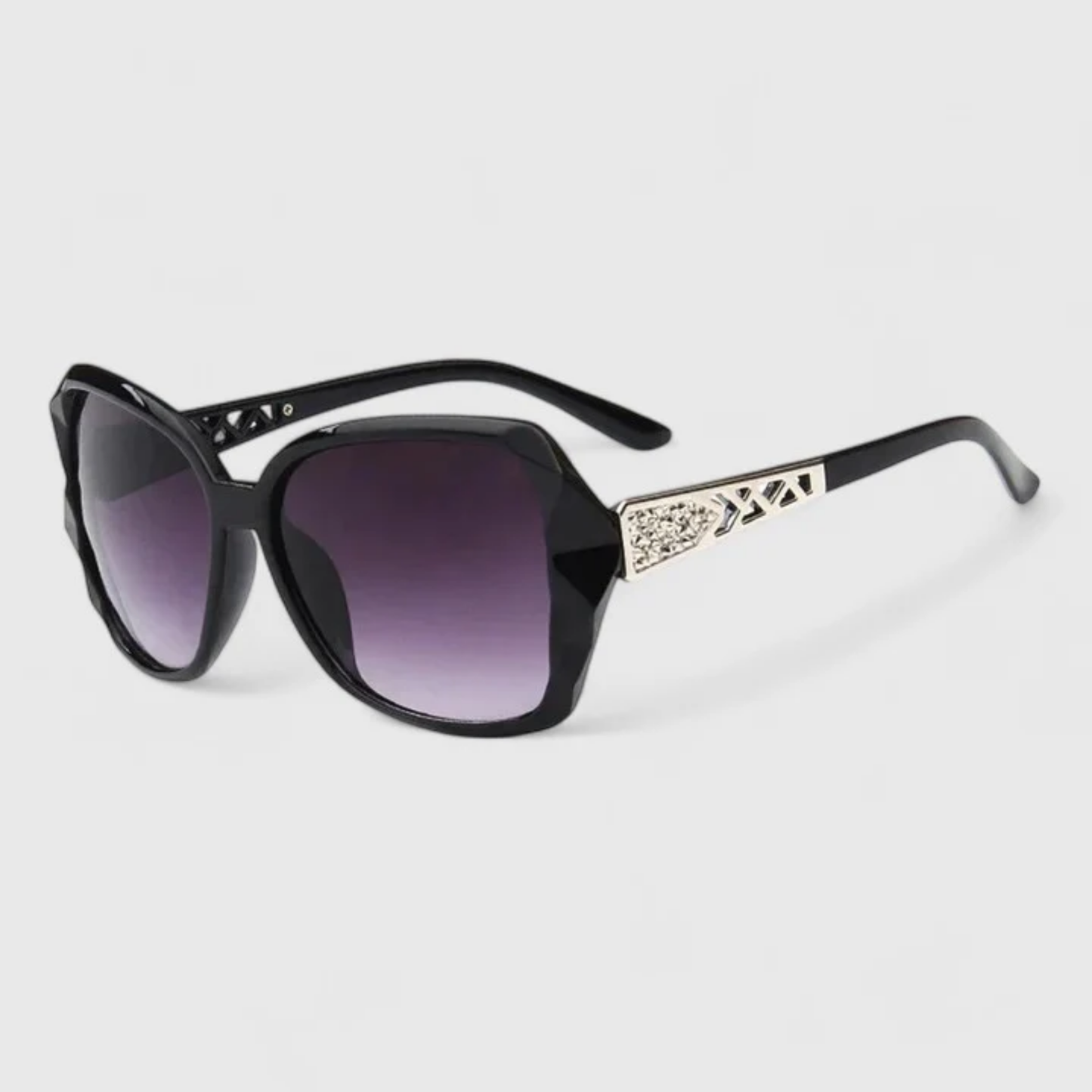Lunettes de Soleil Femme Oversize – Monture Élégante avec Détails Raffinés