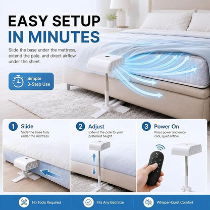 Ventilateur de Lit Rafraîchissant
