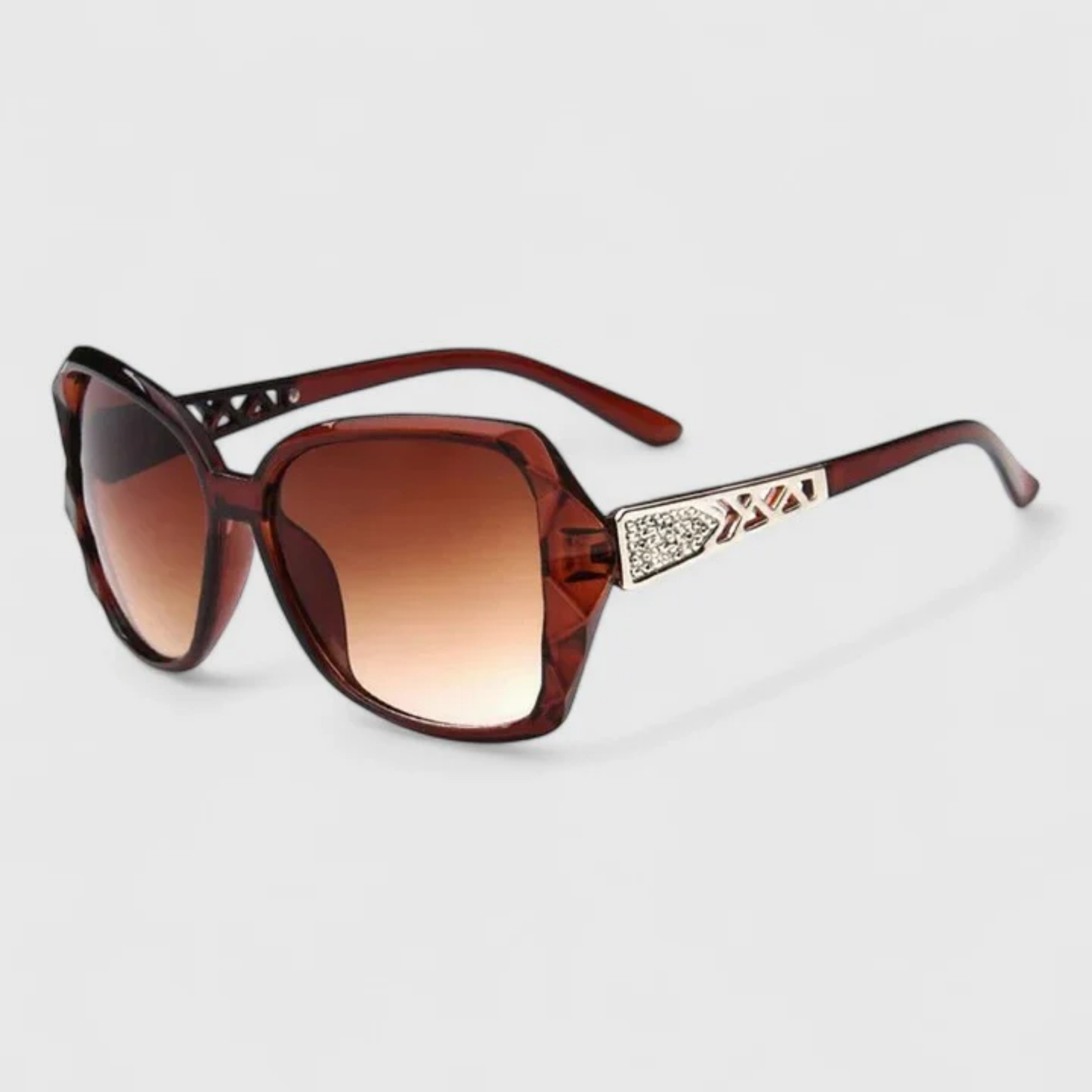 Lunettes de Soleil Femme Oversize – Monture Élégante avec Détails Raffinés