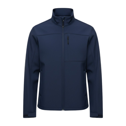 Veste imperméable homme col montant, coloris bleu marine