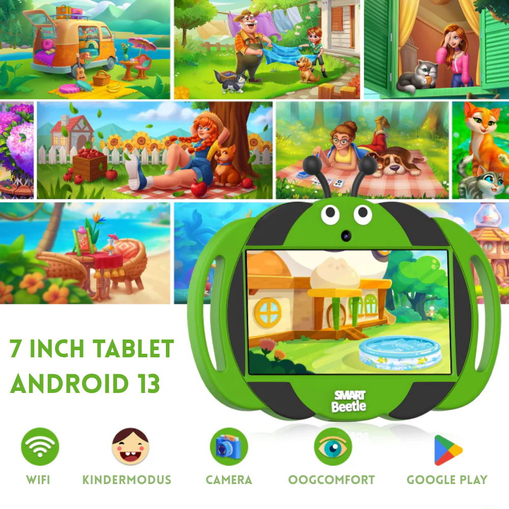 Tablette enfant avec support ajustable à 360 degrés