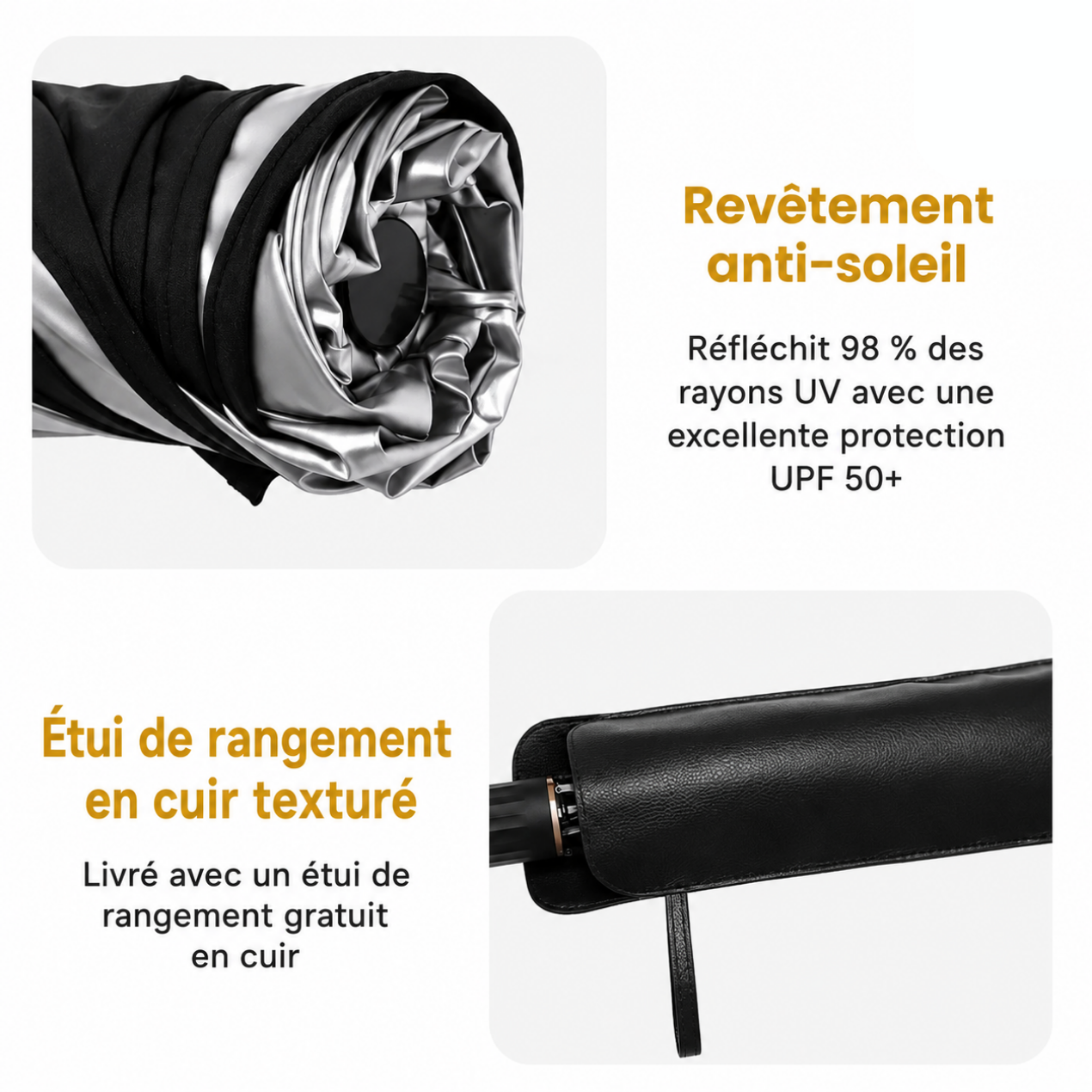 Pare-Soleil Pliable pour Pare-Brise Auto – Protection Anti-Chaleur & UV