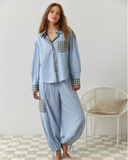 Pyjama Femme Bleu