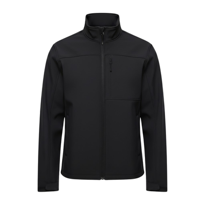 Veste imperméable homme col montant, coloris noir