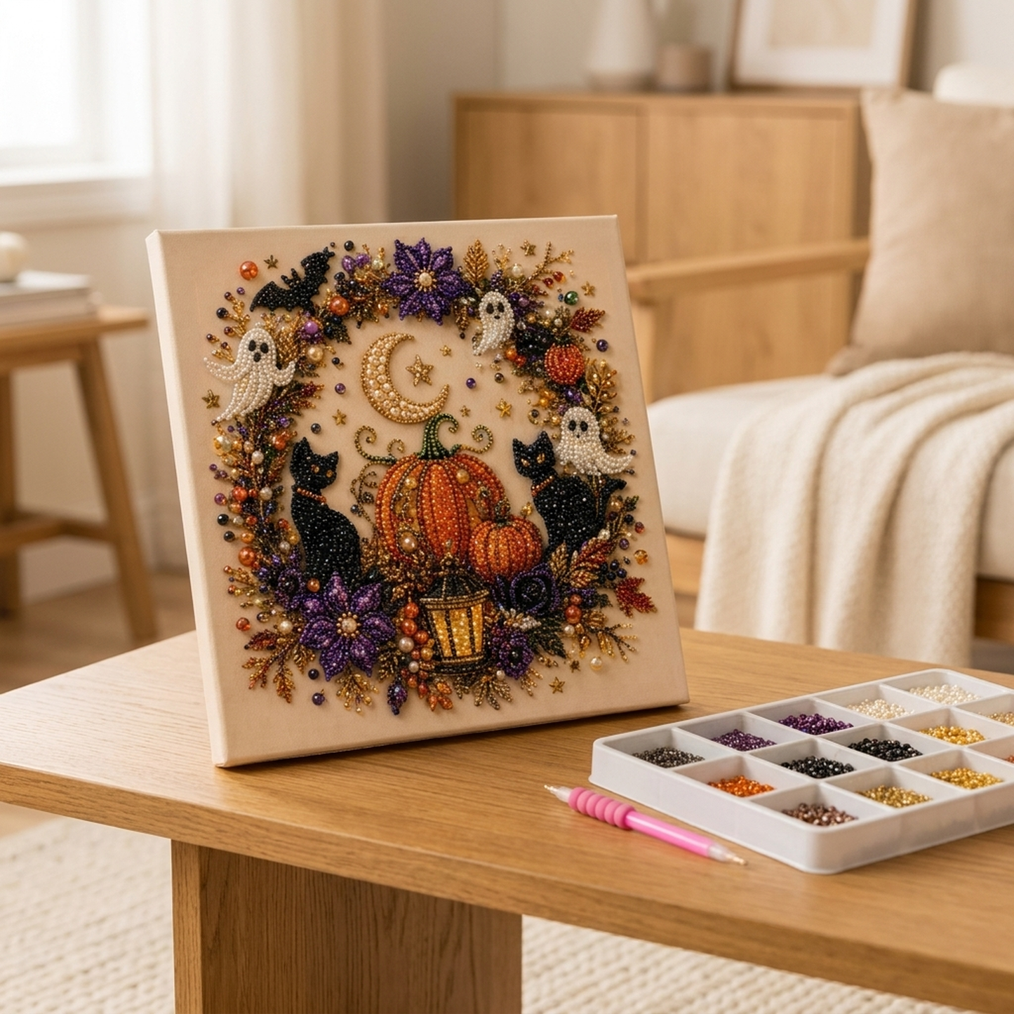 Set de perles artisanales Halloween, vue principale