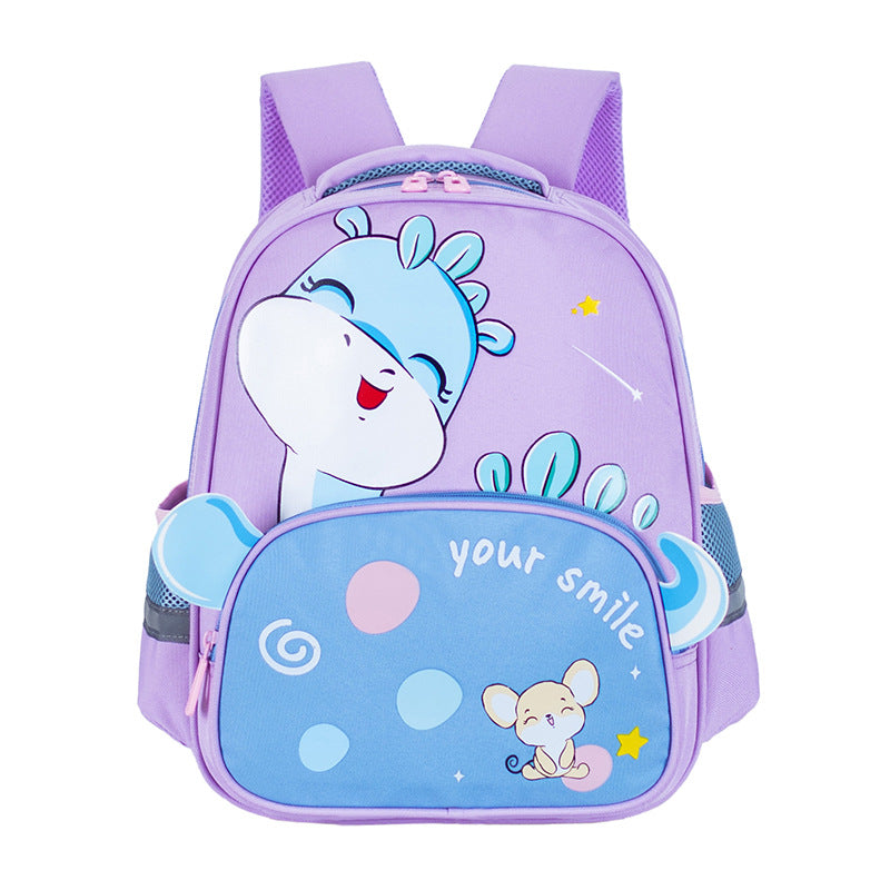 Sac à dos dinosaure 3D T-Rex enfant – violet