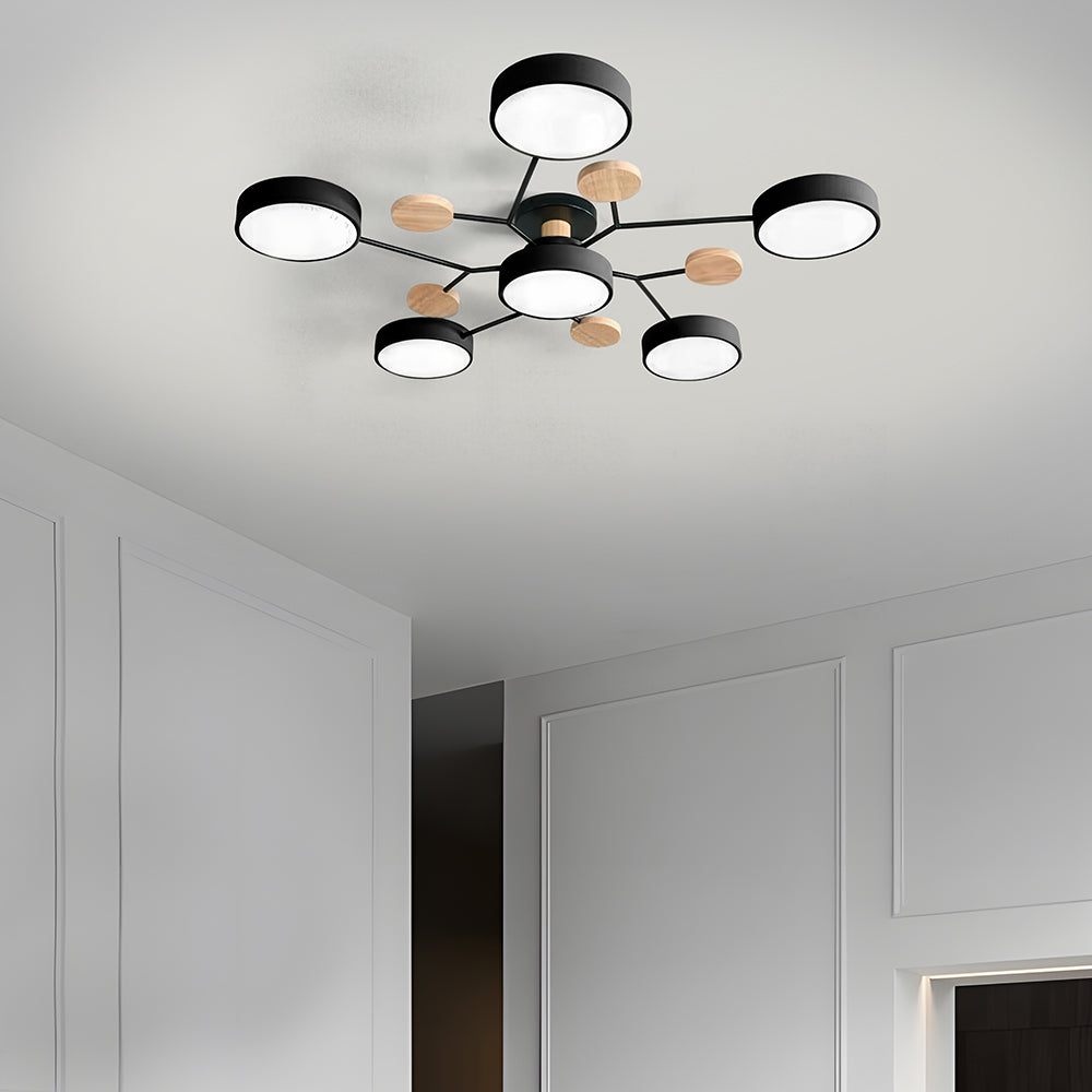 Suspension LED circulaire style contemporain