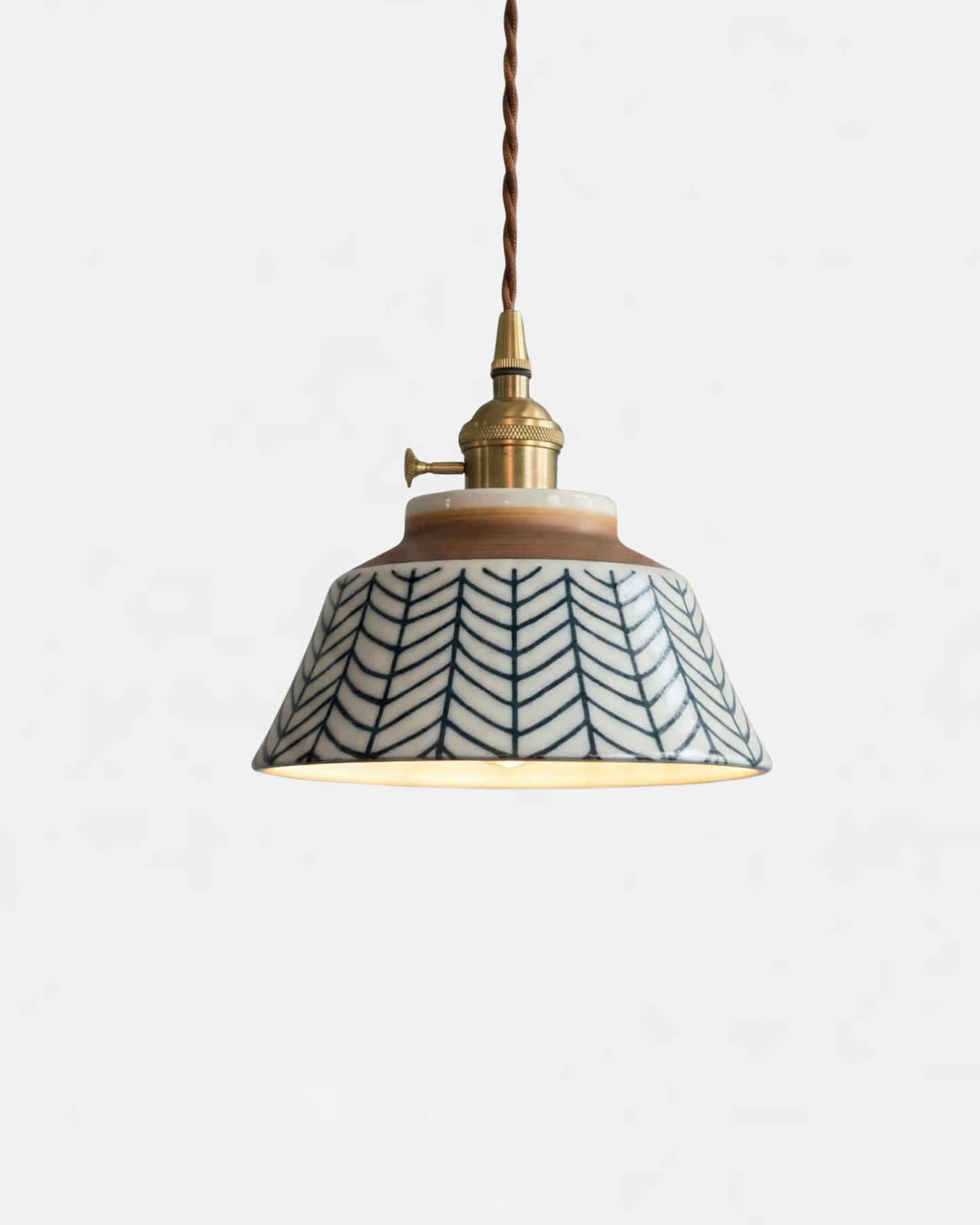 Suspension SAVI motif Toile d'Indigo