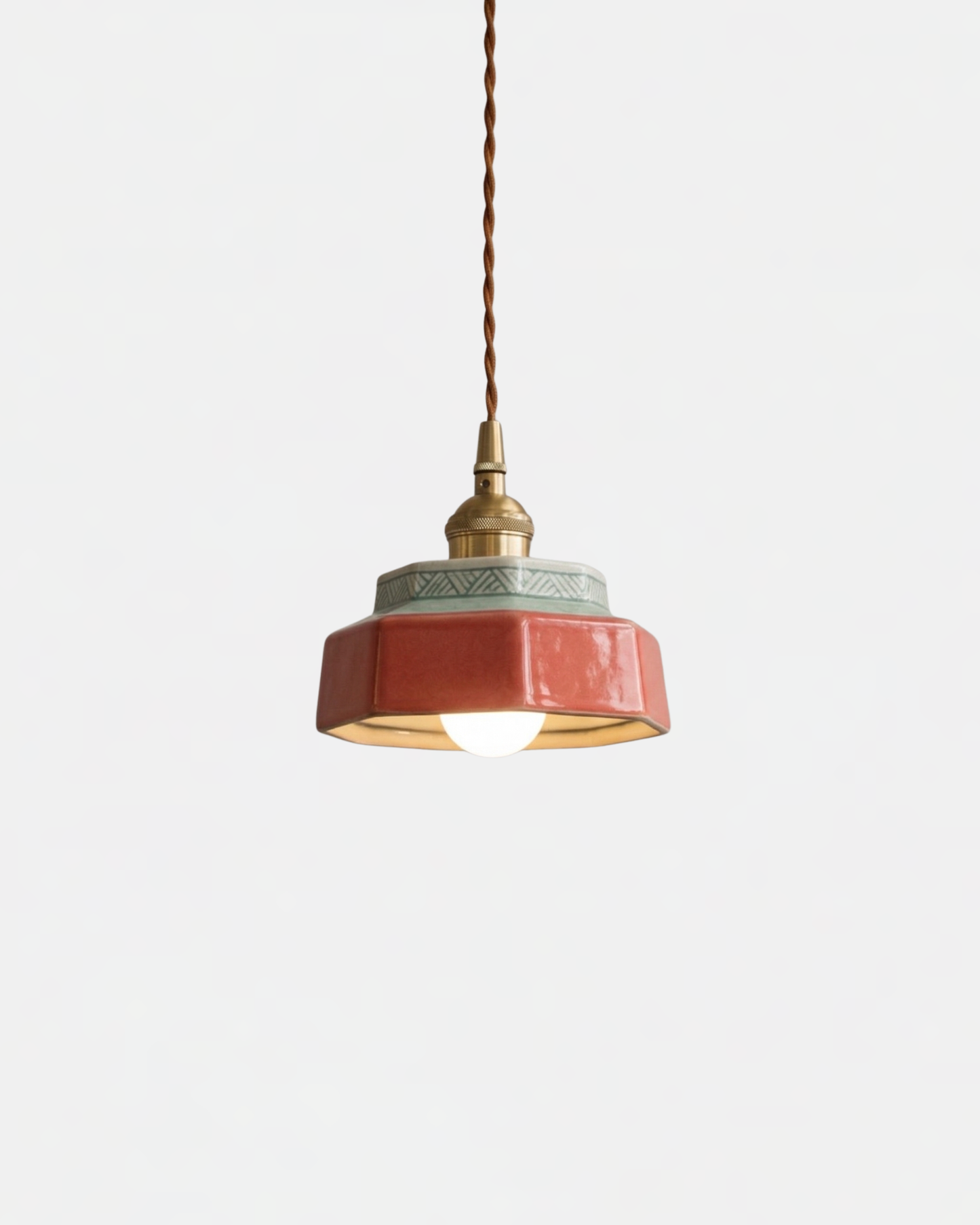 Suspension VIKA coloris Rouge