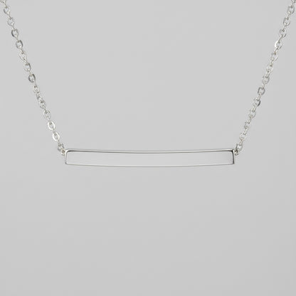Collar colgante de barra