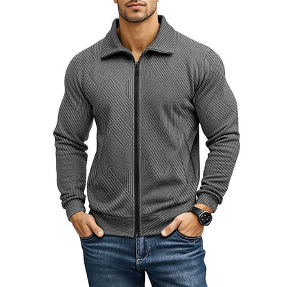 Gilet homme zippé Gris foncé