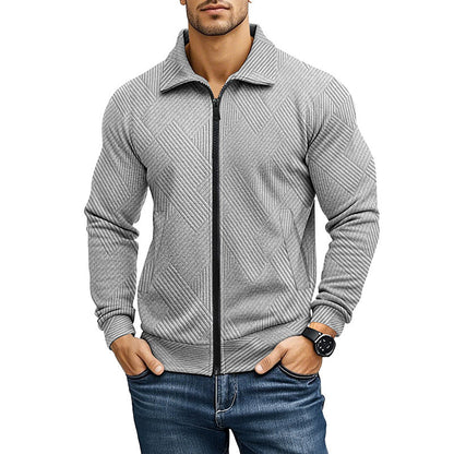 Gilet homme zippé Gris clair