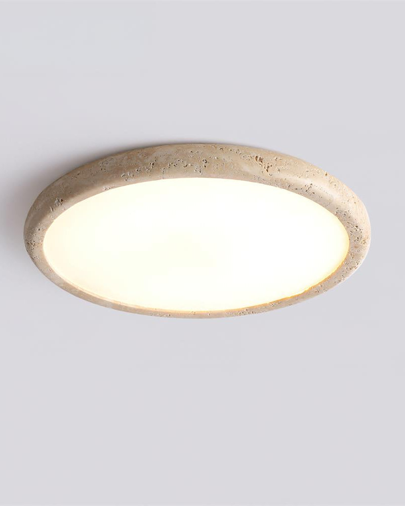 Plafonnier ZELIA 58 cm en travertin