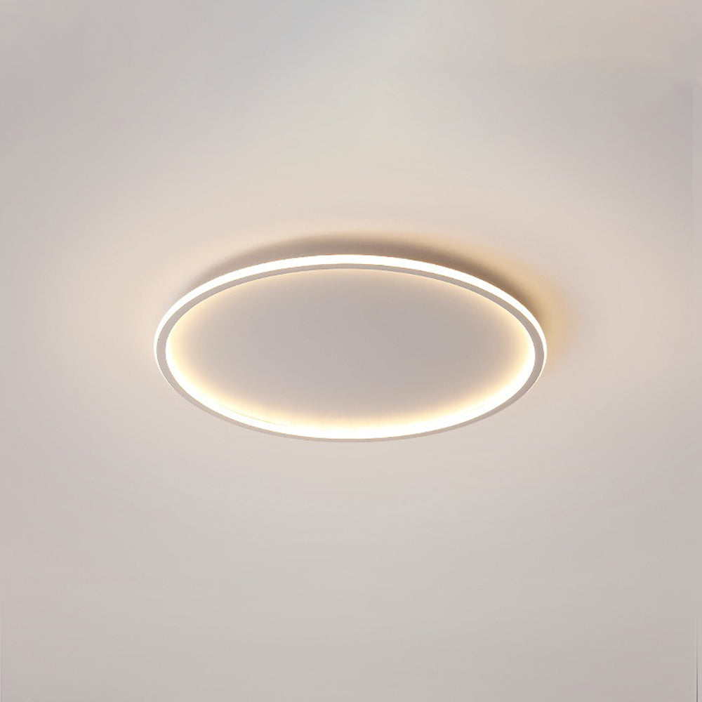 Plafonnier rond blanc