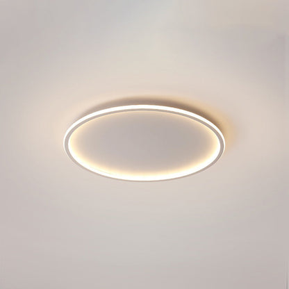 Plafonnier rond blanc