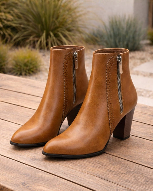 Bottines Femme Marron
