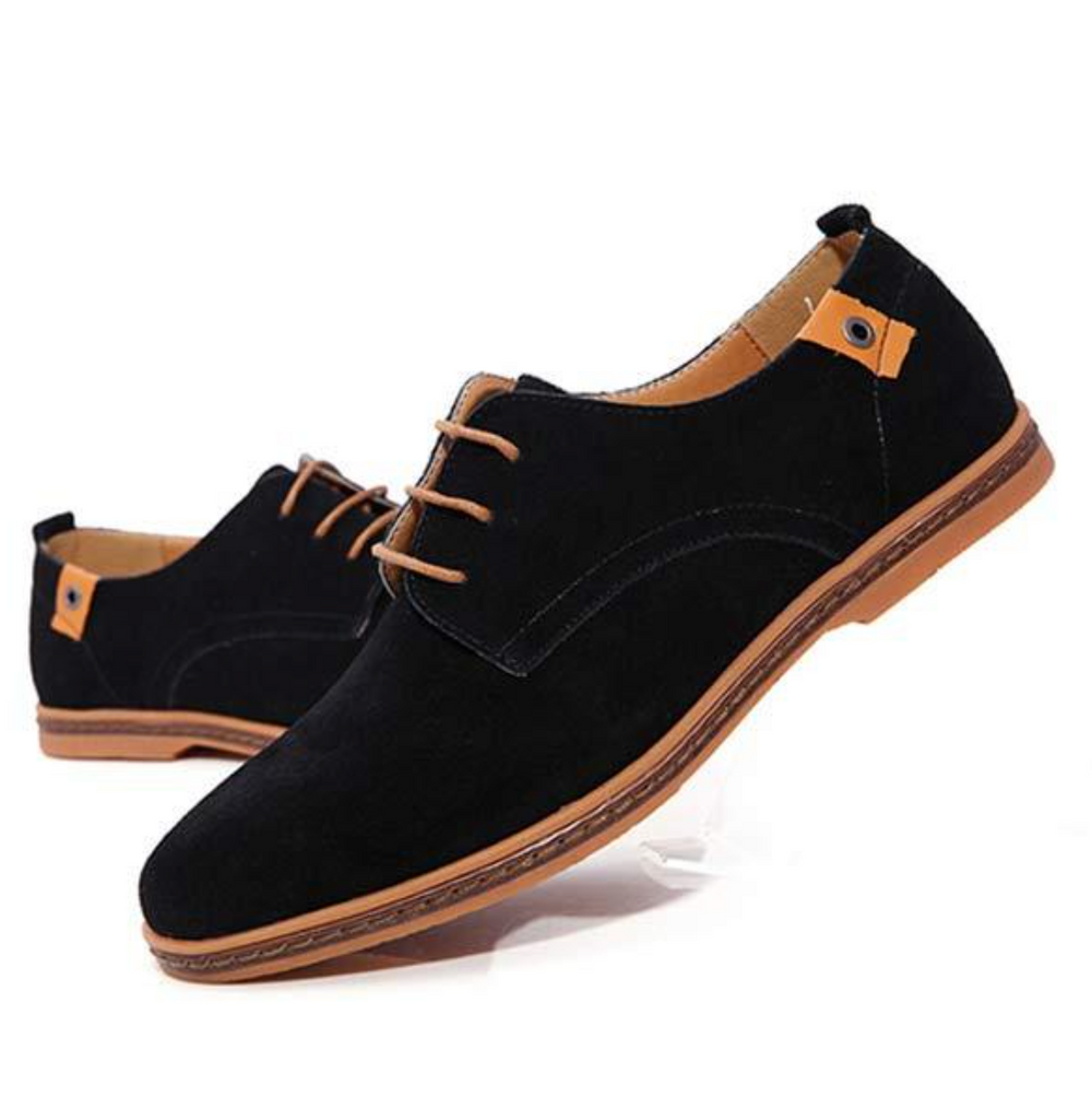 Derby homme suédine Noir