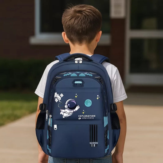 Sac à dos scolaire espace grande capacité, vue principale imperméable