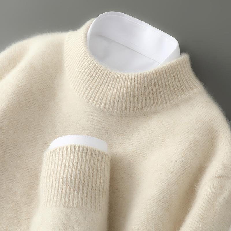 Pull élégant en cachemire homme, coloris Beige