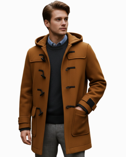 Manteau Caban Homme Capuche