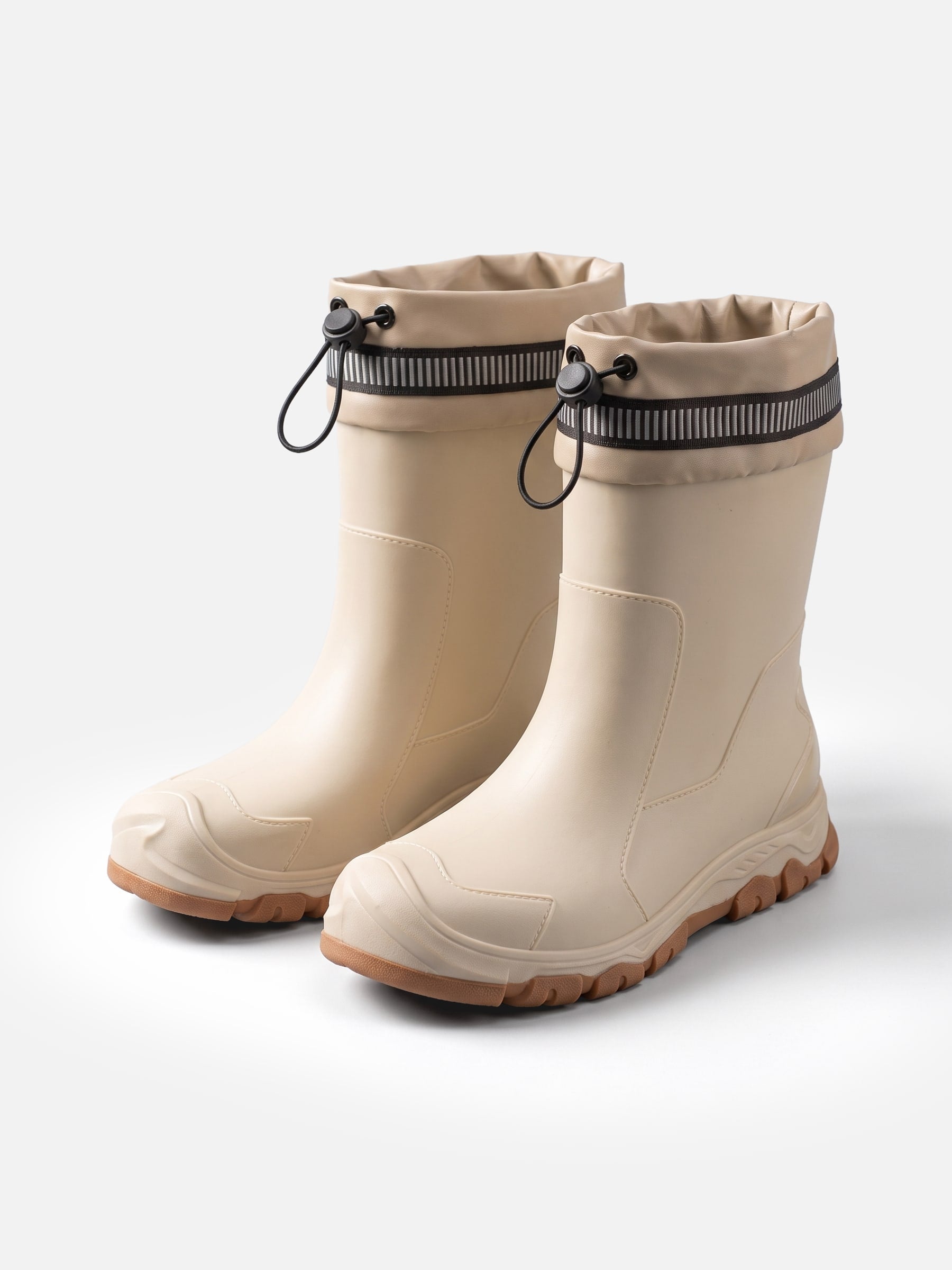Bottes de pluie Wellington femme, coloris Beige