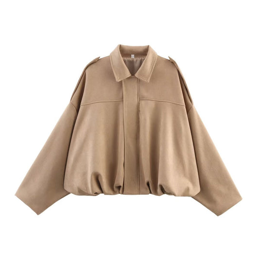 Blouson bomber oversize Kaki