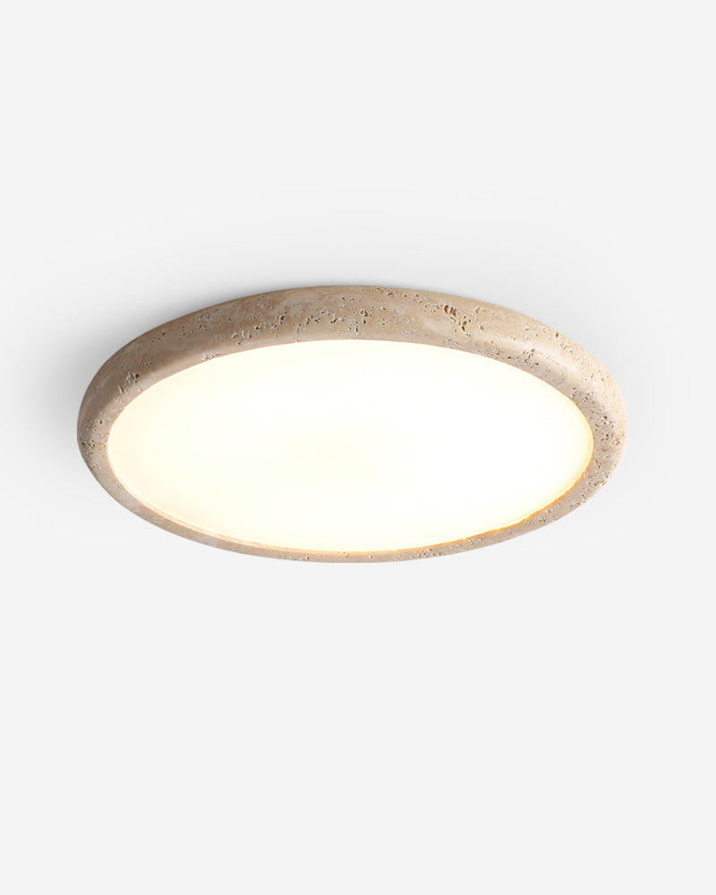 Plafonnier ZELIA 38 cm en travertin