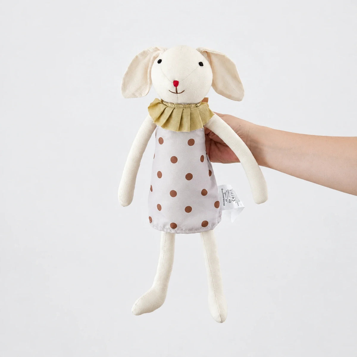 Peluche lapin fleuri, doudou doux pour enfants