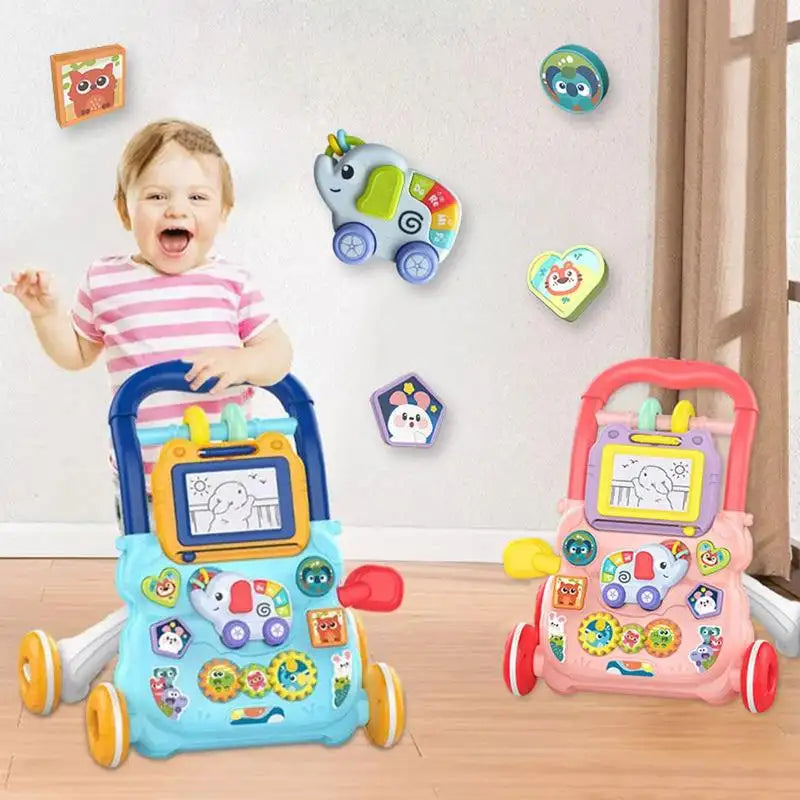 Détail du panneau d'activités du porteur bébé