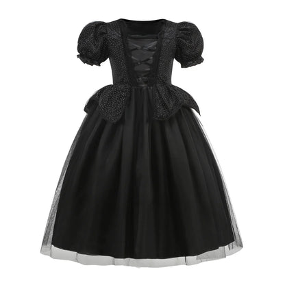 Robe de bal noire pour reine cornue, robe seule