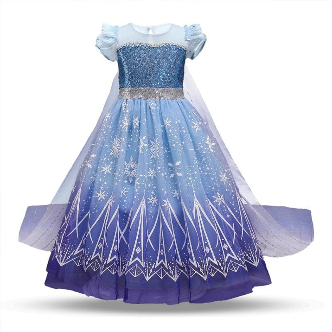 Robe de princesse étincelante bleue seule, sans accessoires